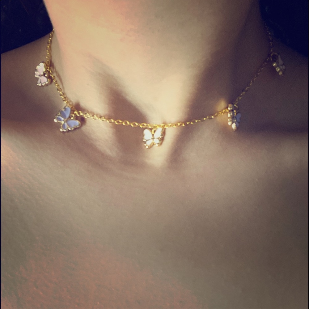 Spring Choker Gold Necklace